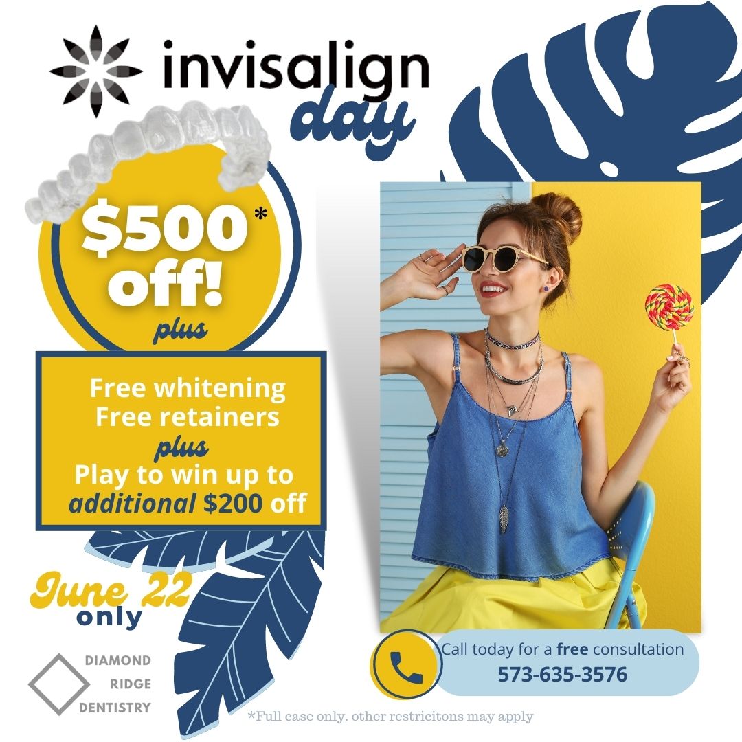 Diamond Ridge Dentistry Invisalign promotion